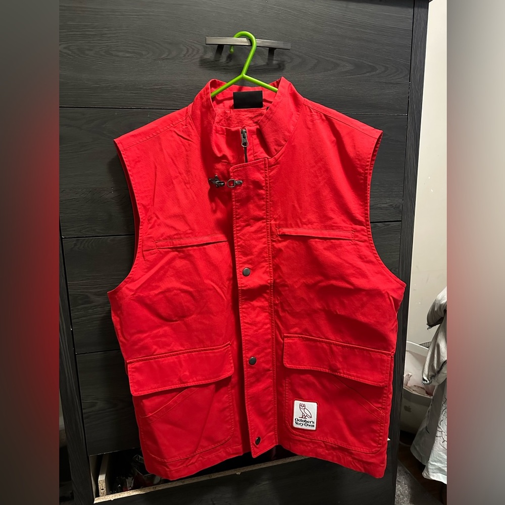 Ovo Men NYLON TEAM RACE JACKET - RED